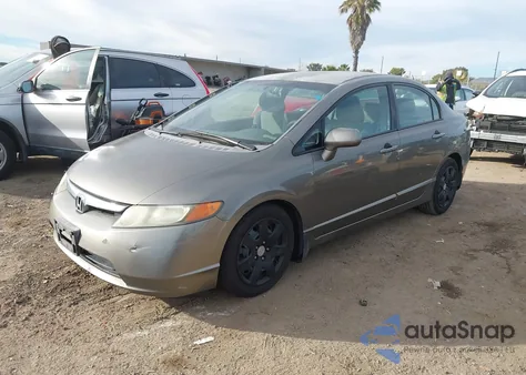 2007 Honda Civic Lx из США, поврежденный, VIN 2HGFA16587H301509